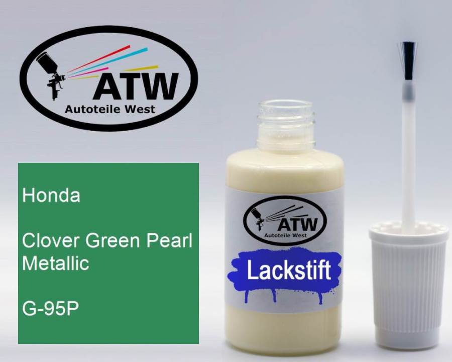 Honda, Clover Green Pearl Metallic, G-95P: 20ml Lackstift, von ATW Autoteile West.